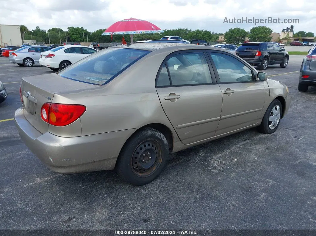 2004 Toyota Corolla Le Tan vin: 1NXBR32E64Z279019