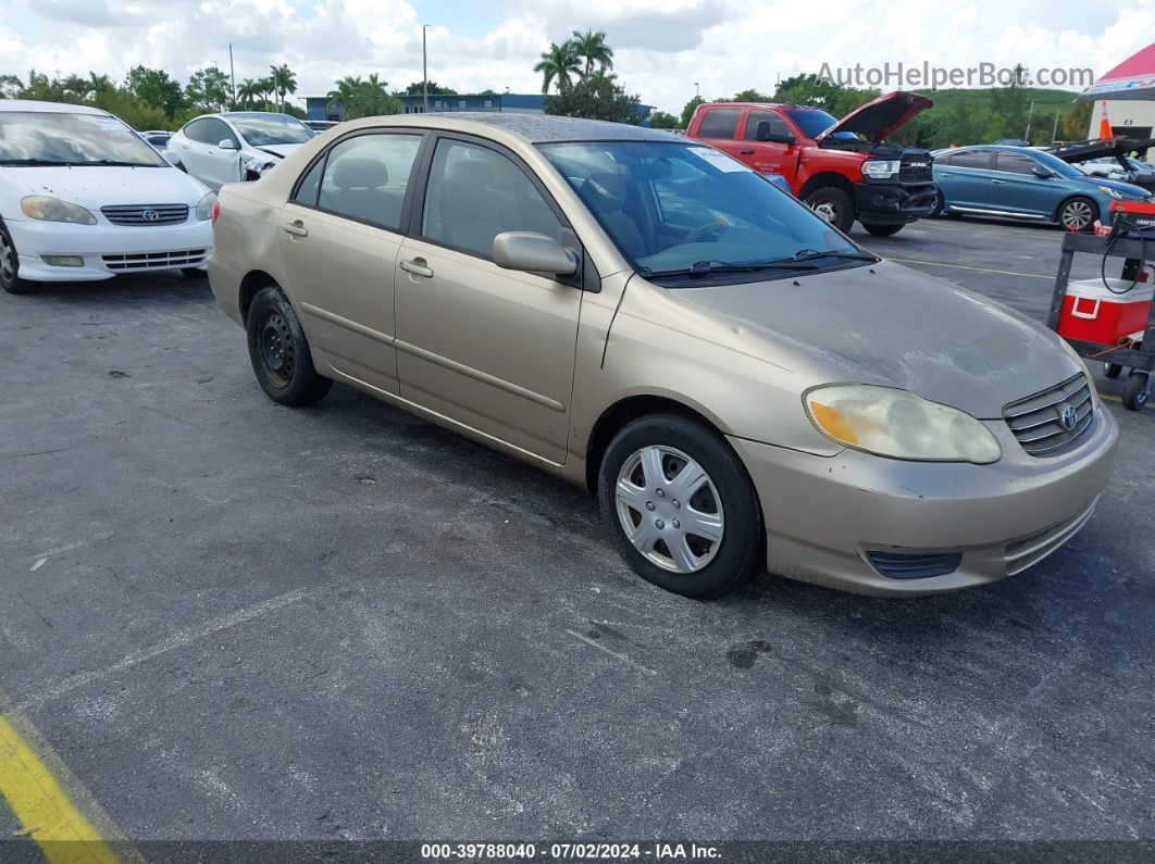 2004 Toyota Corolla Le Tan vin: 1NXBR32E64Z279019