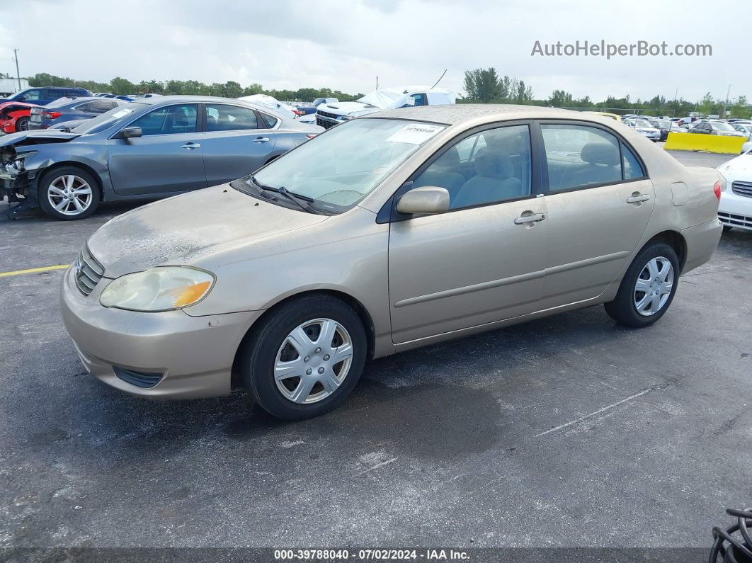 2004 Toyota Corolla Le Tan vin: 1NXBR32E64Z279019