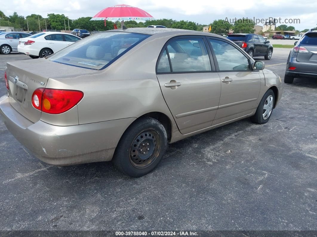 2004 Toyota Corolla Le Tan vin: 1NXBR32E64Z279019