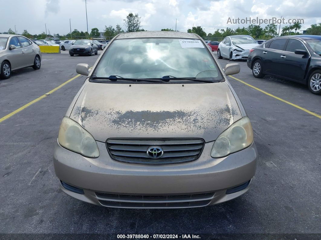 2004 Toyota Corolla Le Tan vin: 1NXBR32E64Z279019