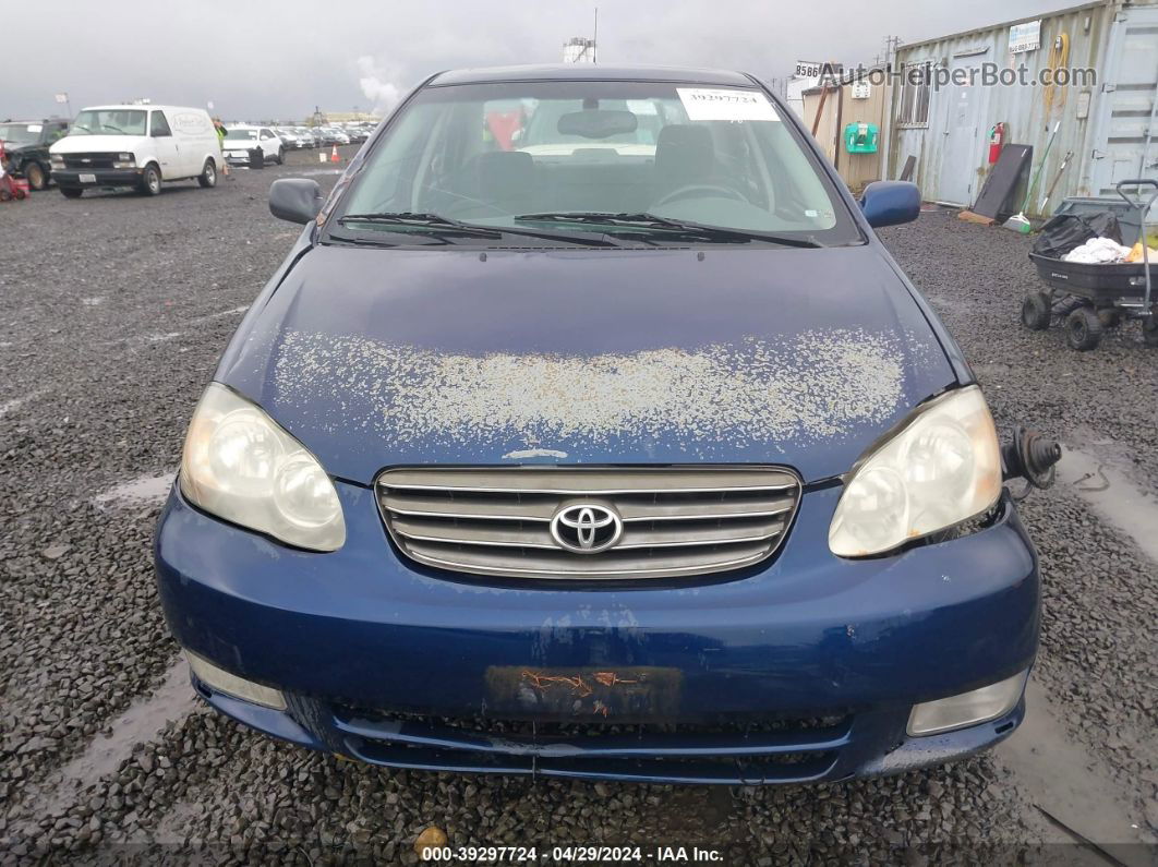 2004 Toyota Corolla S Blue vin: 1NXBR32E64Z280896