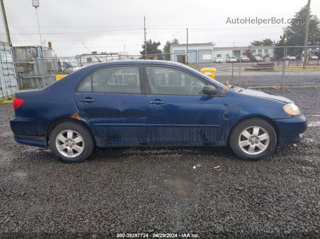 2004 Toyota Corolla S Blue vin: 1NXBR32E64Z280896