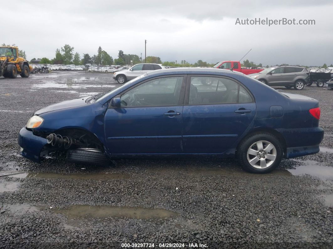 2004 Toyota Corolla S Blue vin: 1NXBR32E64Z280896