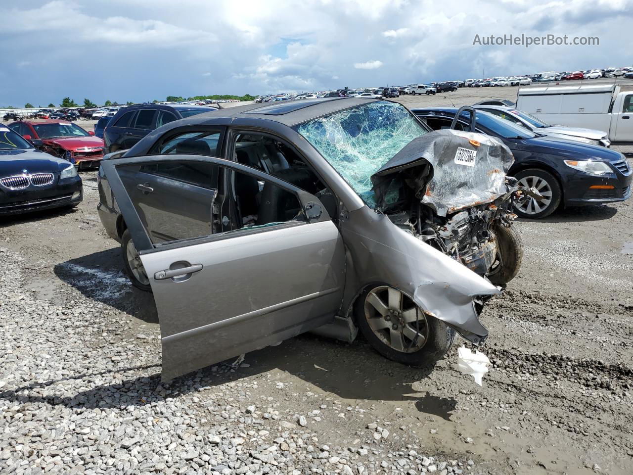 2004 Toyota Corolla Ce Gray vin: 1NXBR32E64Z288769