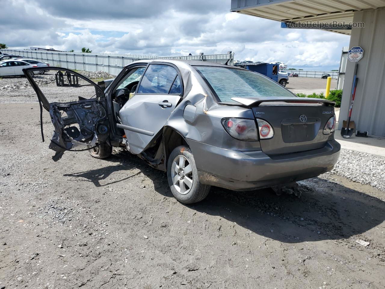 2004 Toyota Corolla Ce Gray vin: 1NXBR32E64Z288769