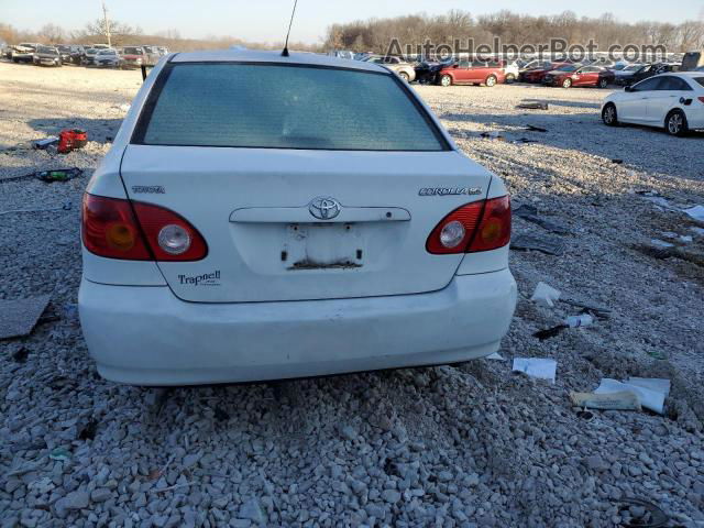 2004 Toyota Corolla Ce White vin: 1NXBR32E64Z291929