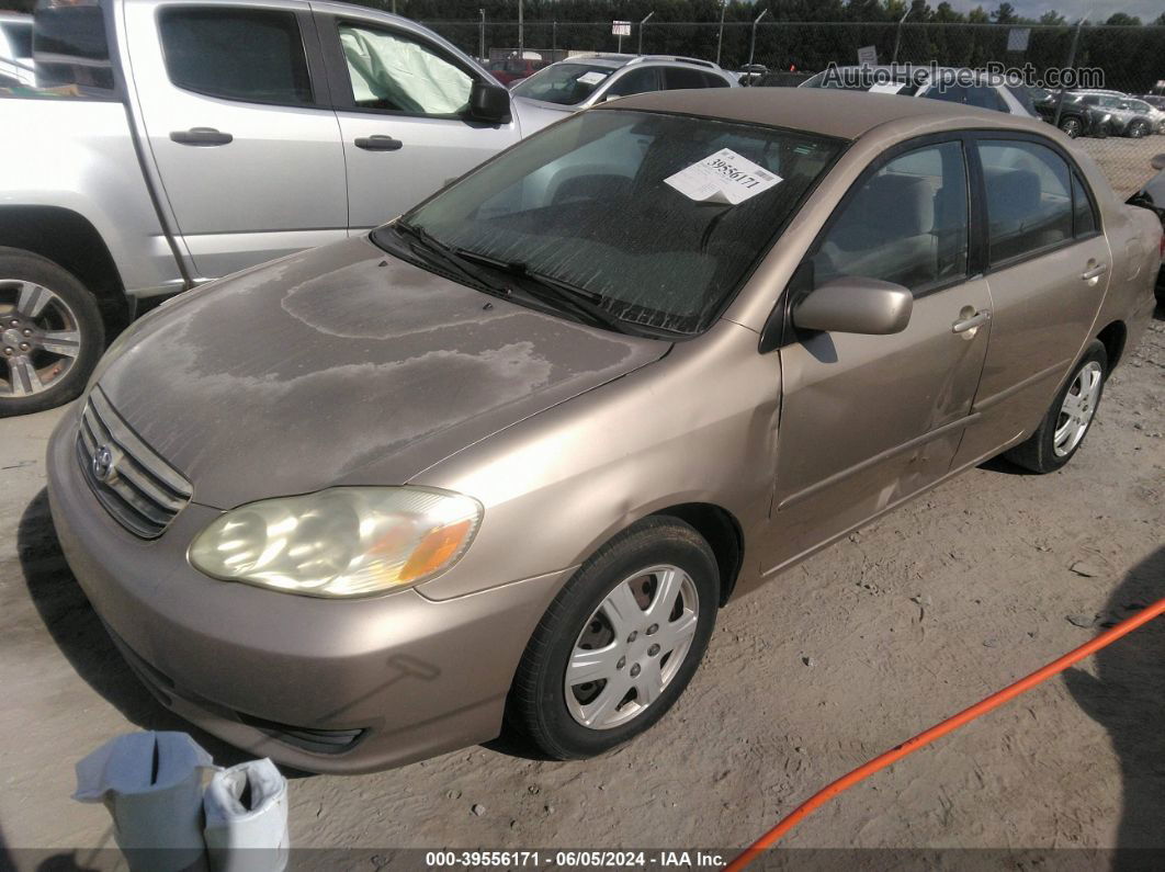 2004 Toyota Corolla Le Gold vin: 1NXBR32E64Z308308