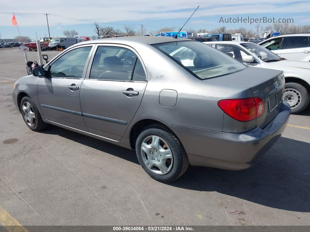 2004 Toyota Corolla Ce Gray vin: 1NXBR32E64Z325285