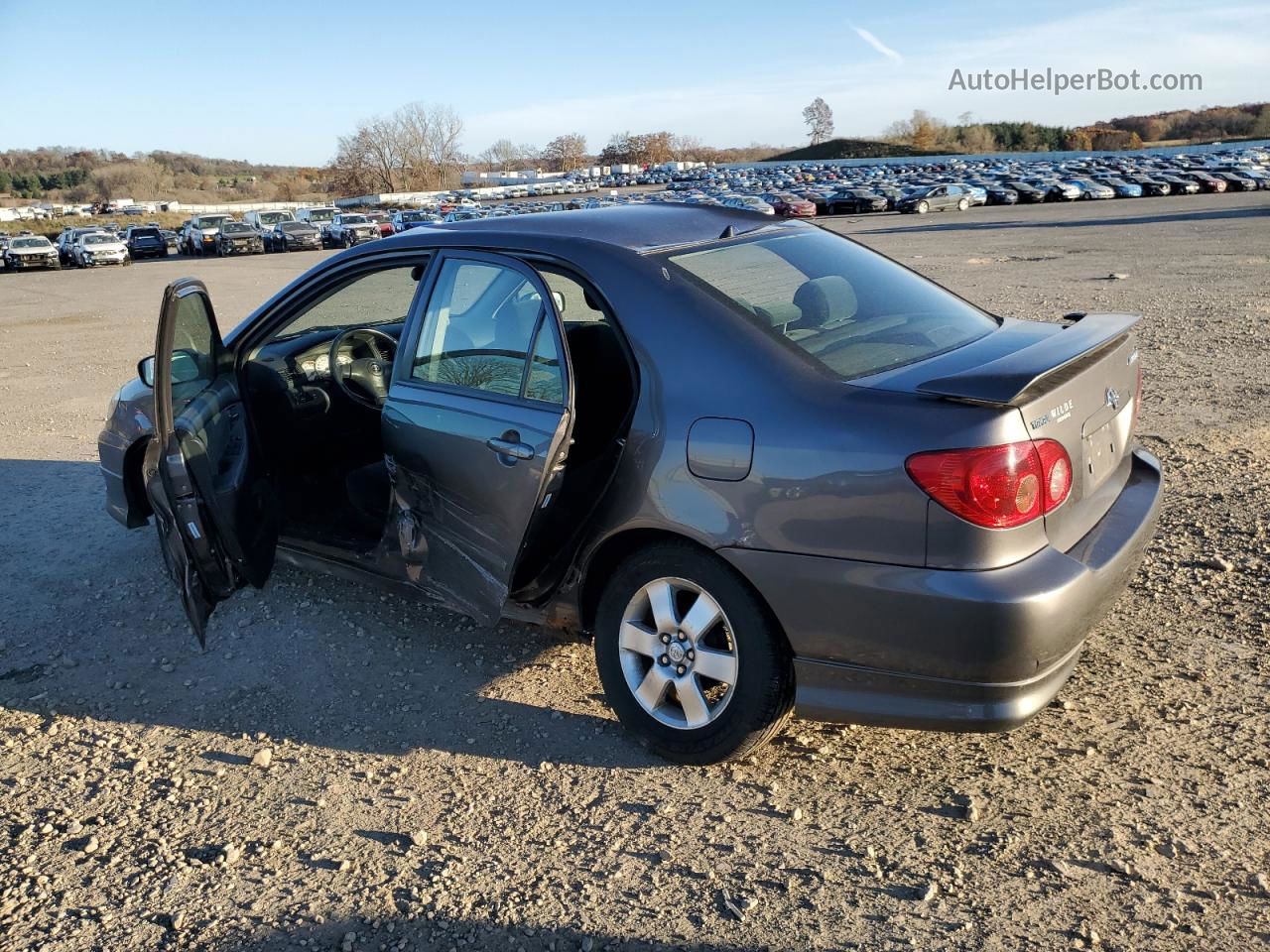 2005 Toyota Corolla Ce Gray vin: 1NXBR32E65Z420494