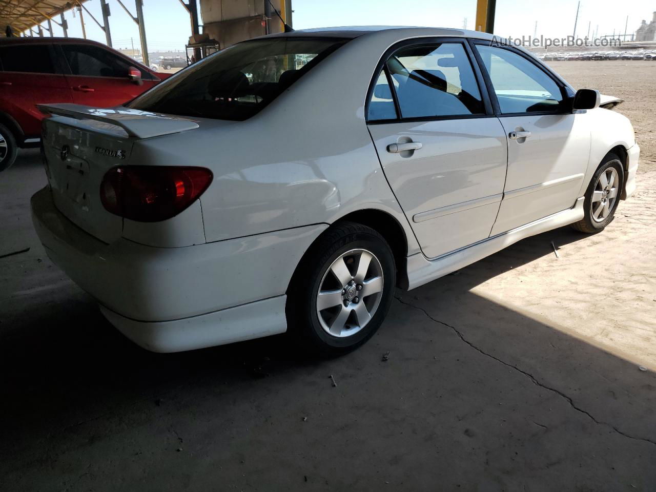 2005 Toyota Corolla Ce White vin: 1NXBR32E65Z454936