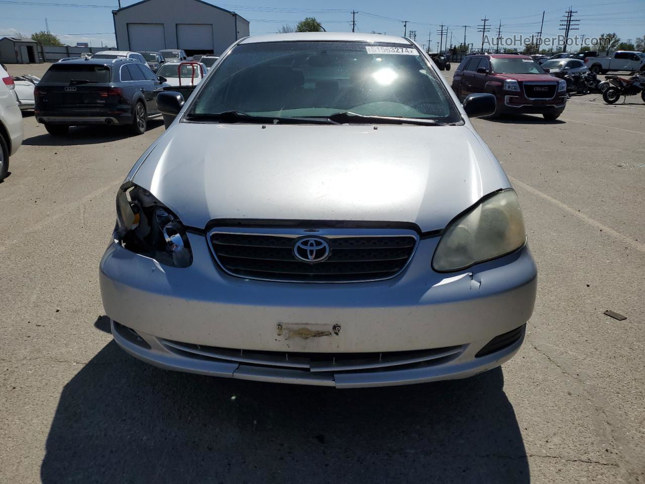 2005 Toyota Corolla Ce Silver vin: 1NXBR32E65Z468707