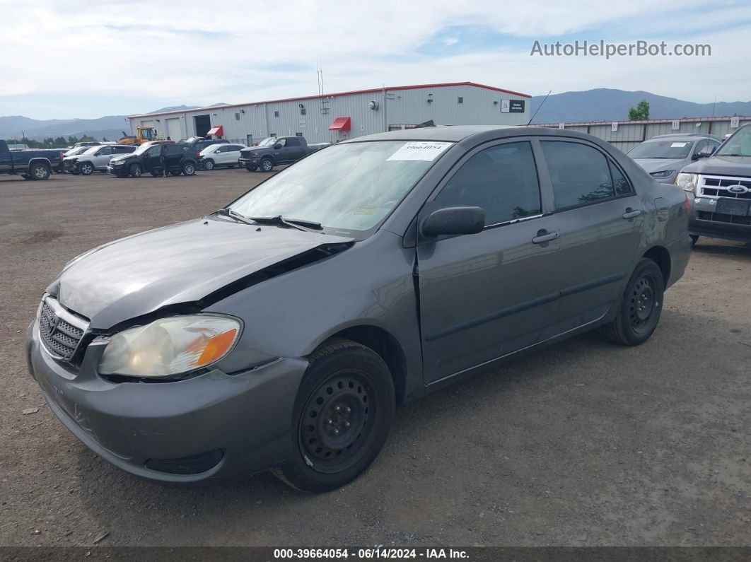 2005 Toyota Corolla Ce Gray vin: 1NXBR32E65Z476175