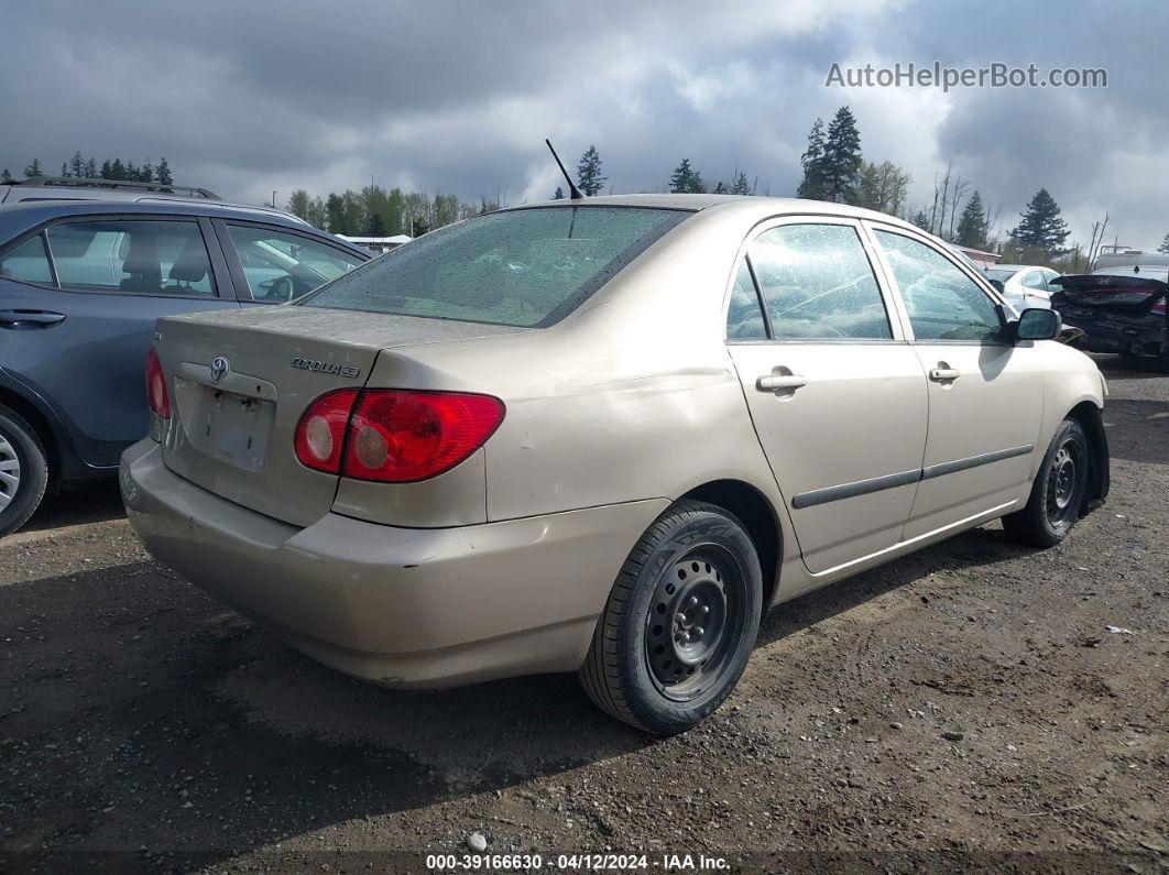 2005 Toyota Corolla Ce Tan vin: 1NXBR32E65Z512141