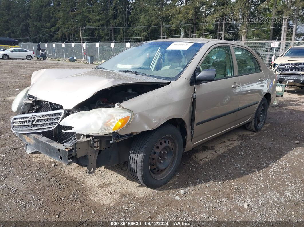 2005 Toyota Corolla Ce Tan vin: 1NXBR32E65Z512141