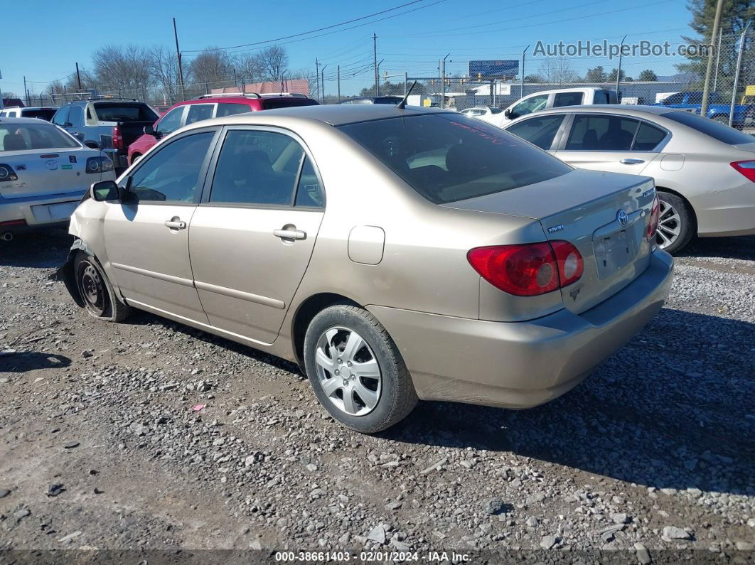 2005 Toyota Corolla Le Золотой vin: 1NXBR32E65Z567026