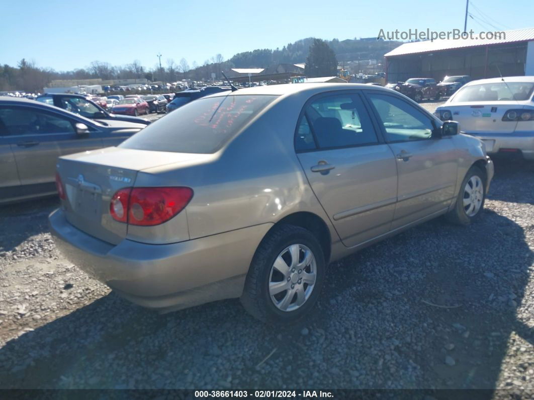 2005 Toyota Corolla Le Золотой vin: 1NXBR32E65Z567026