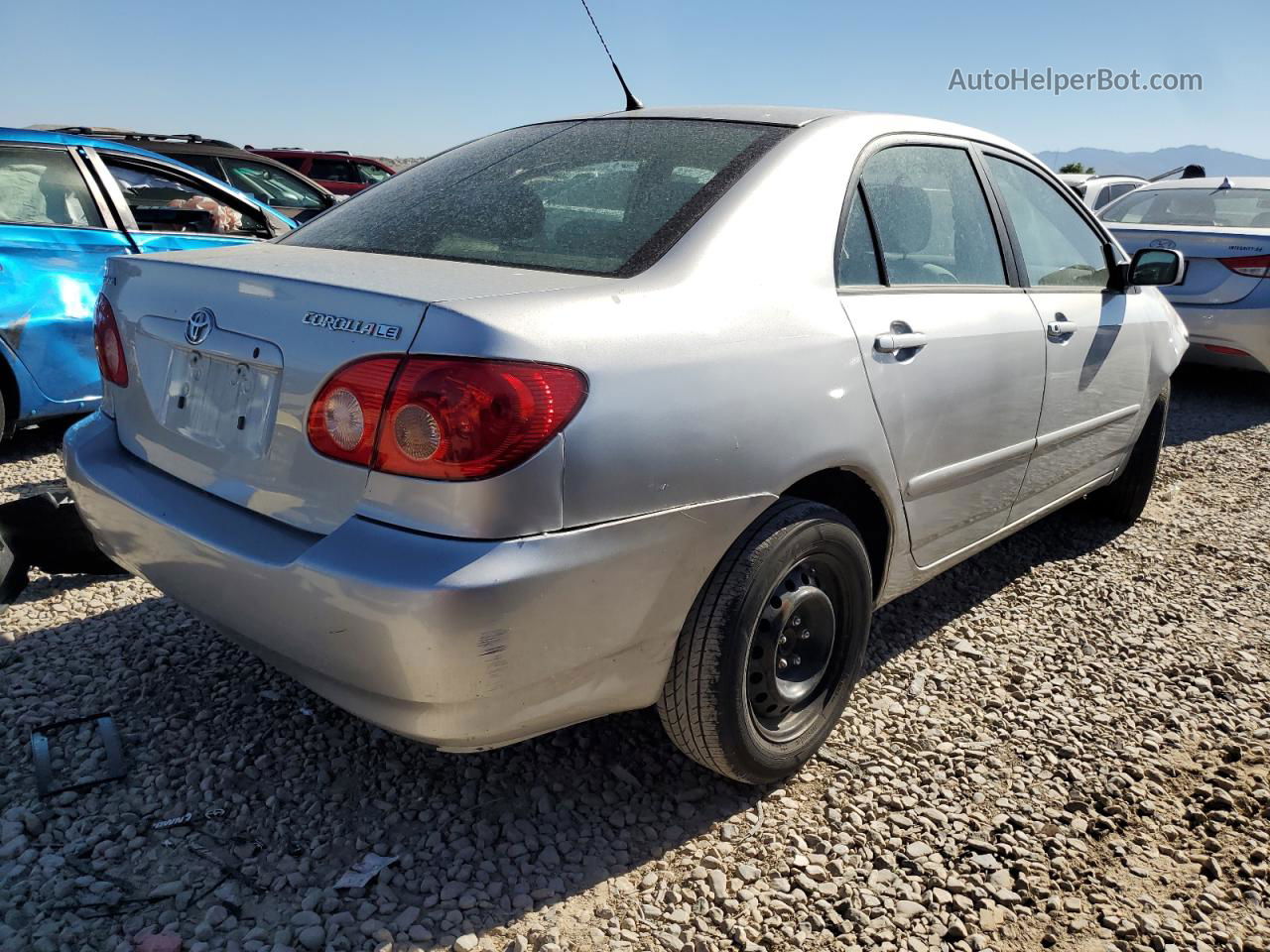 2008 Toyota Corolla Ce Silver vin: 1NXBR32E68Z027664