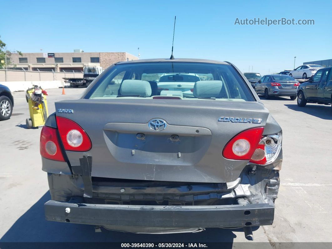 2008 Toyota Corolla Ce Gray vin: 1NXBR32E68Z029091