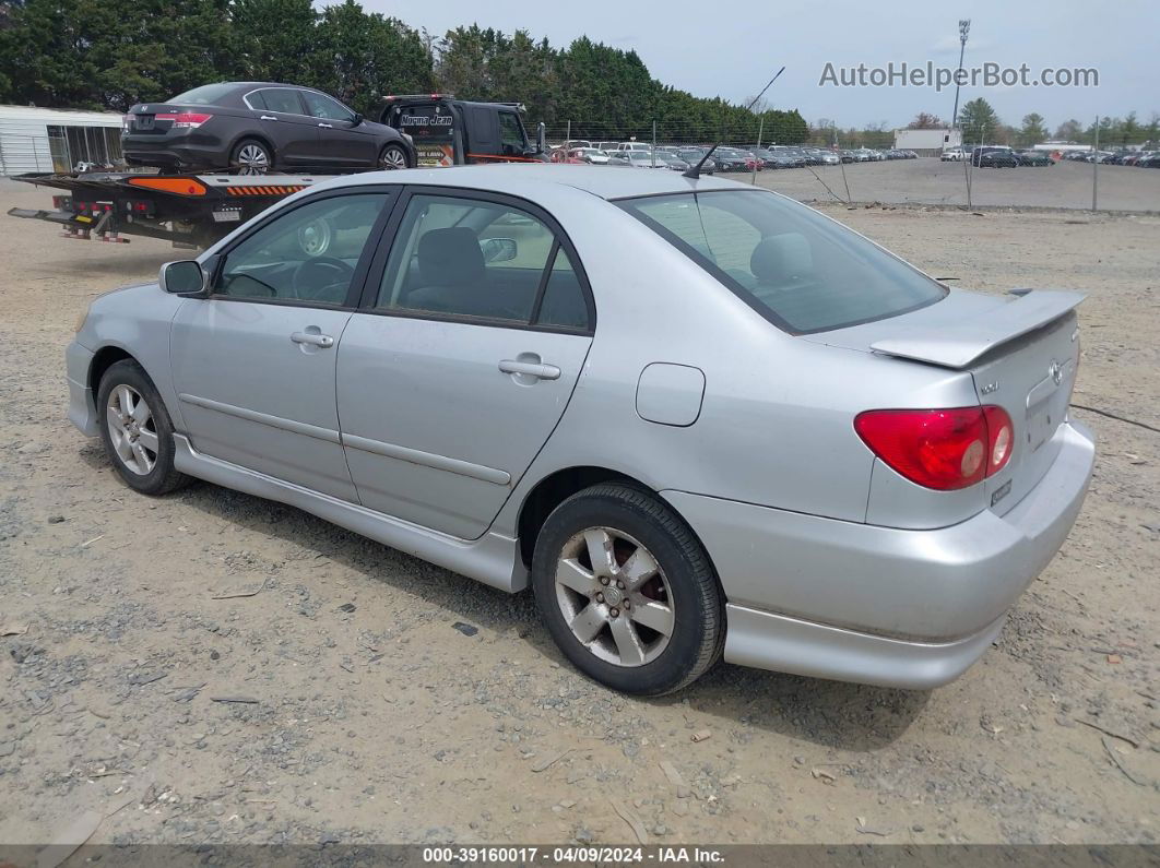 2008 Toyota Corolla S Silver vin: 1NXBR32E68Z943129