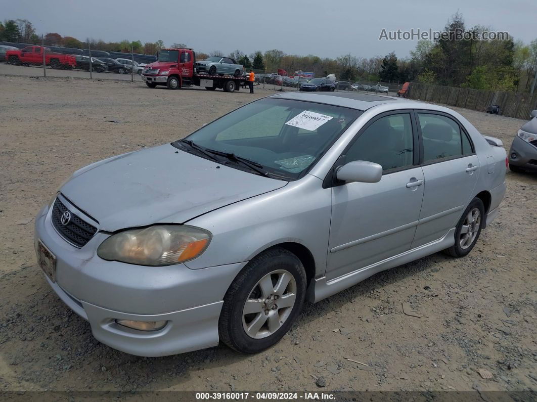 2008 Toyota Corolla S Silver vin: 1NXBR32E68Z943129