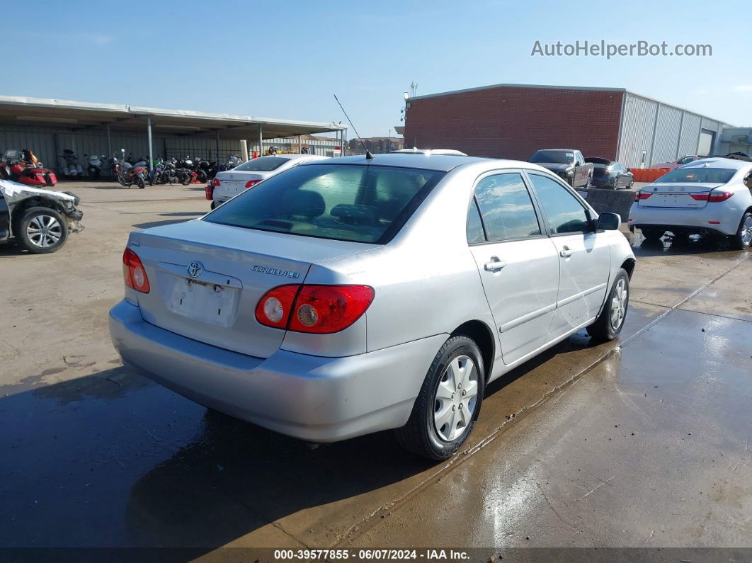 2008 Toyota Corolla Le Серебряный vin: 1NXBR32E68Z955751