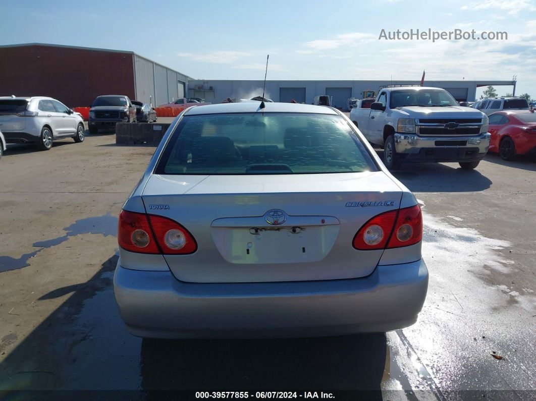 2008 Toyota Corolla Le Silver vin: 1NXBR32E68Z955751