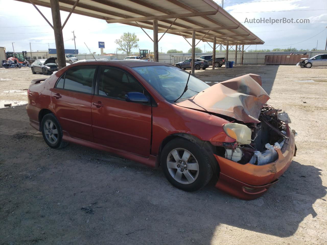 2008 Toyota Corolla Ce Red vin: 1NXBR32E68Z972176