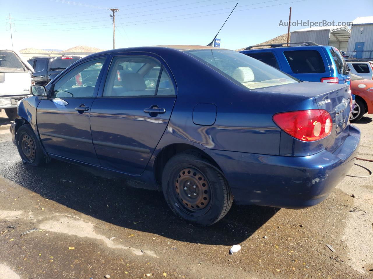 2008 Toyota Corolla Ce Blue vin: 1NXBR32E68Z993545