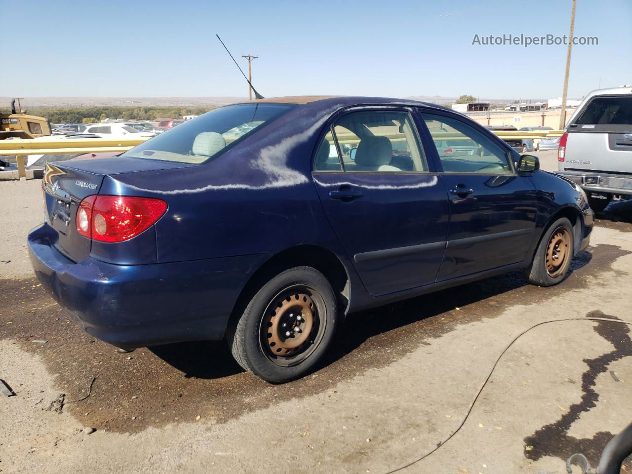 2008 Toyota Corolla Ce Blue vin: 1NXBR32E68Z993545