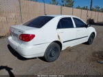 2003 Toyota Corolla Ce White vin: 1NXBR32E73Z012678