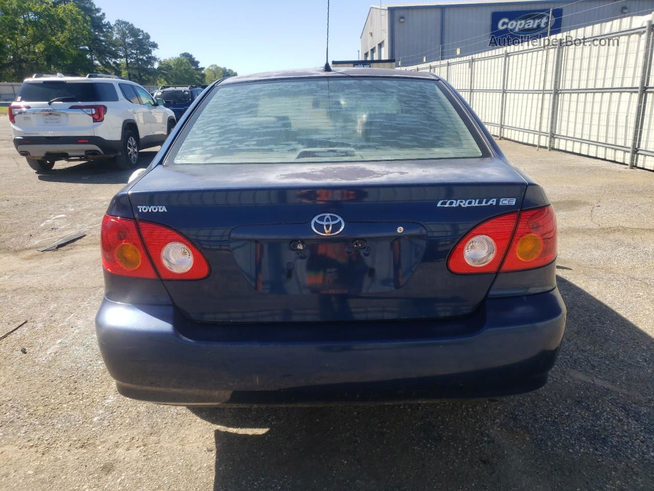 2003 Toyota Corolla Ce Blue vin: 1NXBR32E73Z046197