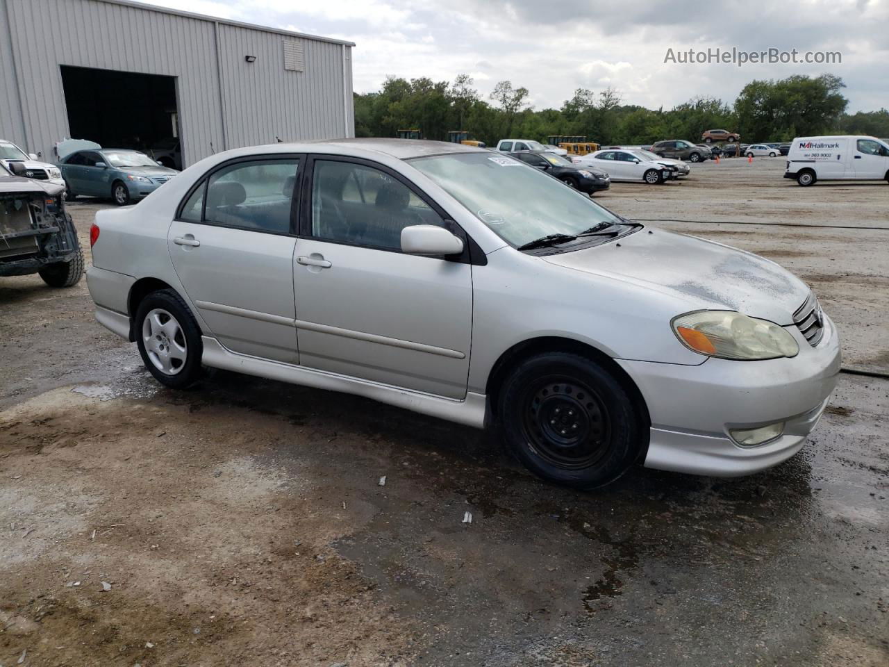 2003 Toyota Corolla Ce Серебряный vin: 1NXBR32E73Z076784