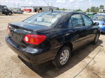 2003 Toyota Corolla Ce Black vin: 1NXBR32E73Z081581