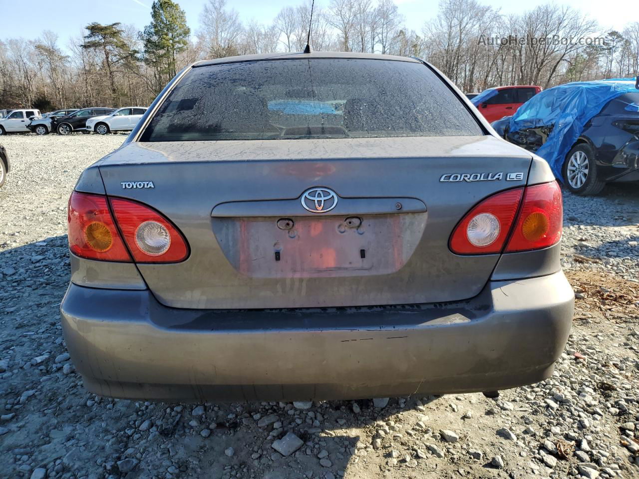 2003 Toyota Corolla Ce Gray vin: 1NXBR32E73Z106642