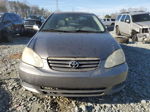 2003 Toyota Corolla Ce Gray vin: 1NXBR32E73Z106642