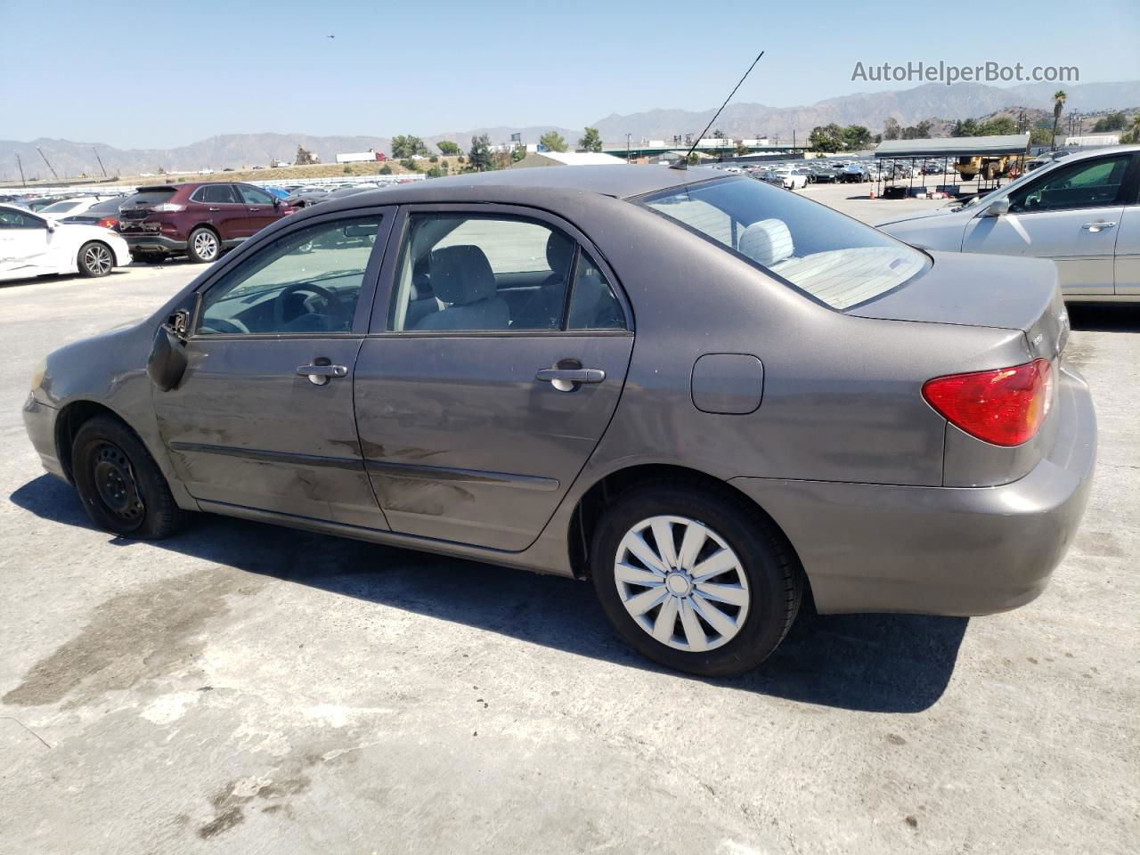 2003 Toyota Corolla Ce Серый vin: 1NXBR32E73Z124378