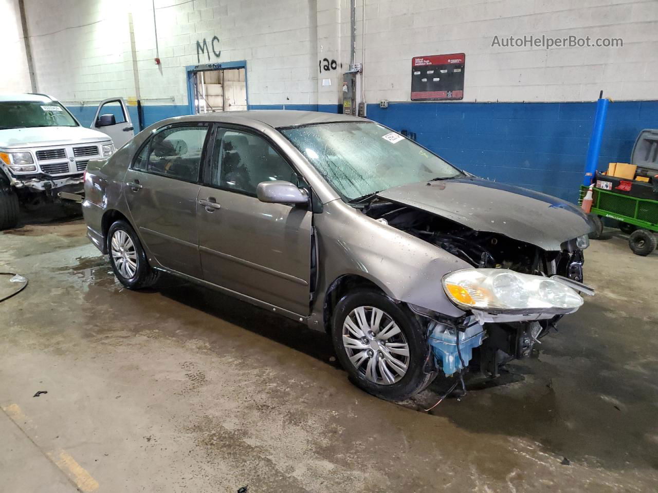 2003 Toyota Corolla Ce Silver vin: 1NXBR32E73Z124591