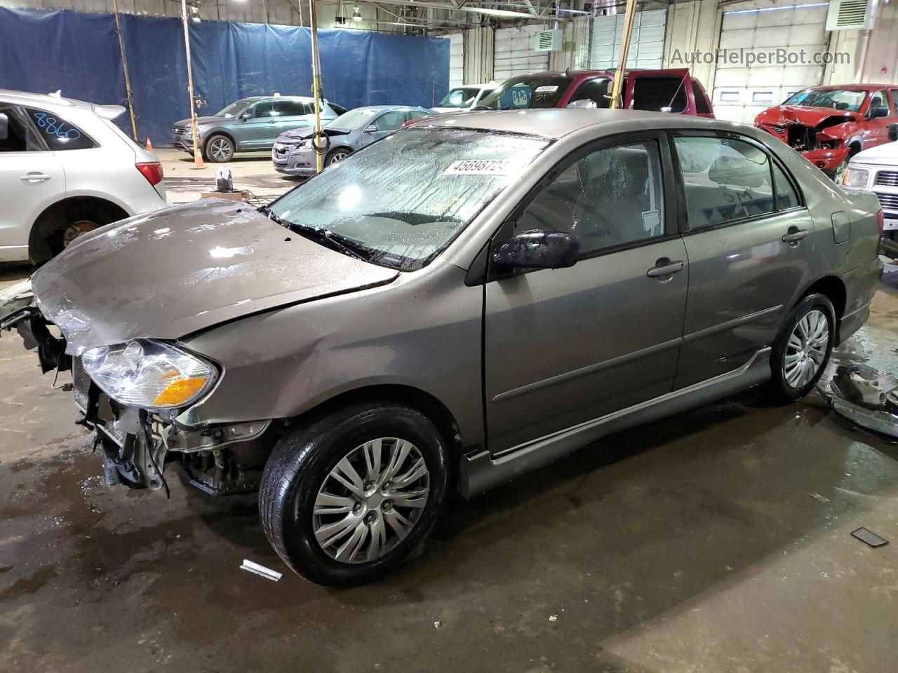 2003 Toyota Corolla Ce Silver vin: 1NXBR32E73Z124591