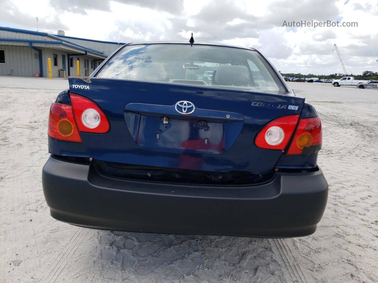 2003 Toyota Corolla Ce Blue vin: 1NXBR32E73Z157820