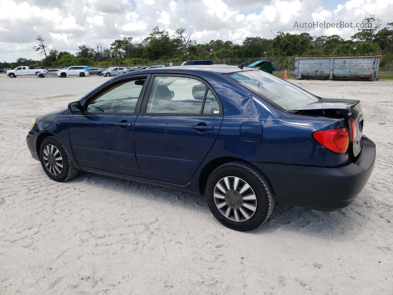 2003 Toyota Corolla Ce Blue vin: 1NXBR32E73Z157820