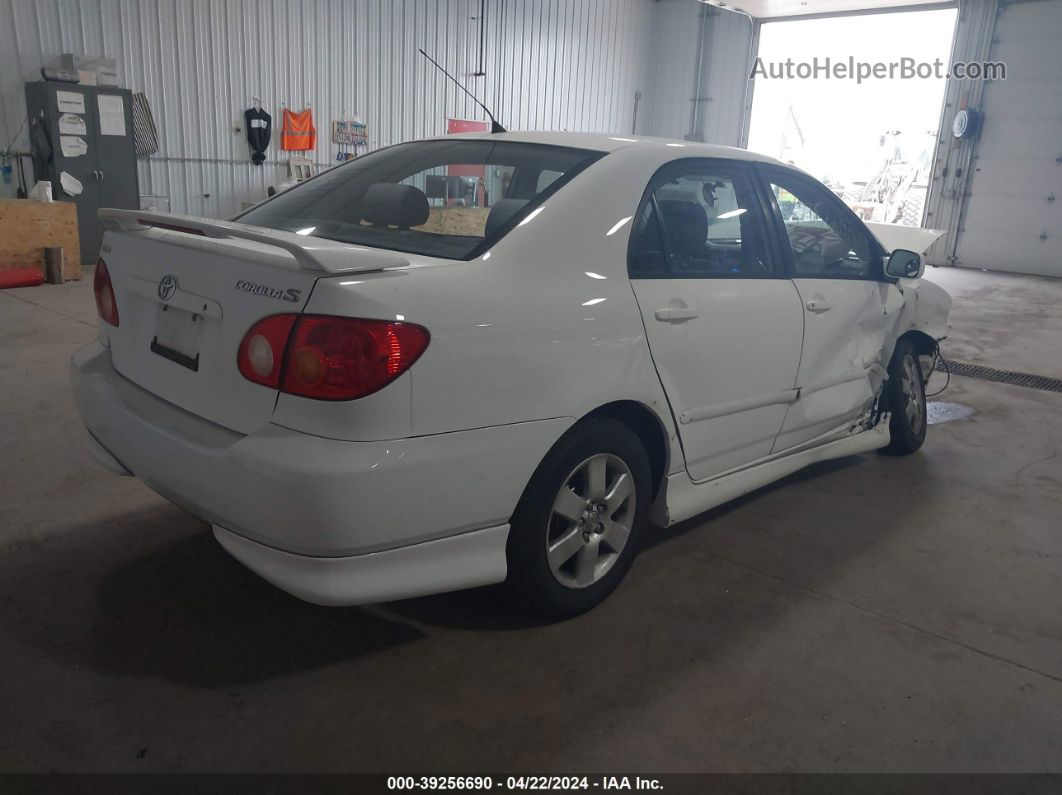 2003 Toyota Corolla S White vin: 1NXBR32E73Z182846