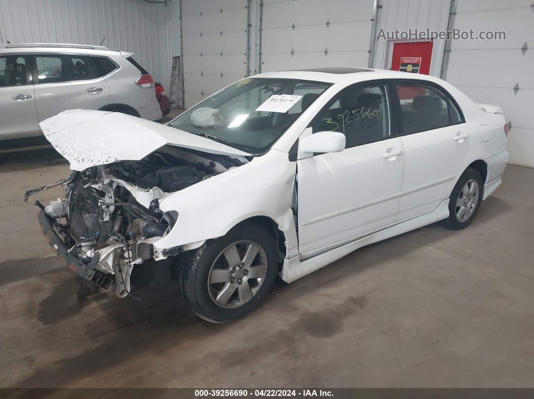 2003 Toyota Corolla S White vin: 1NXBR32E73Z182846