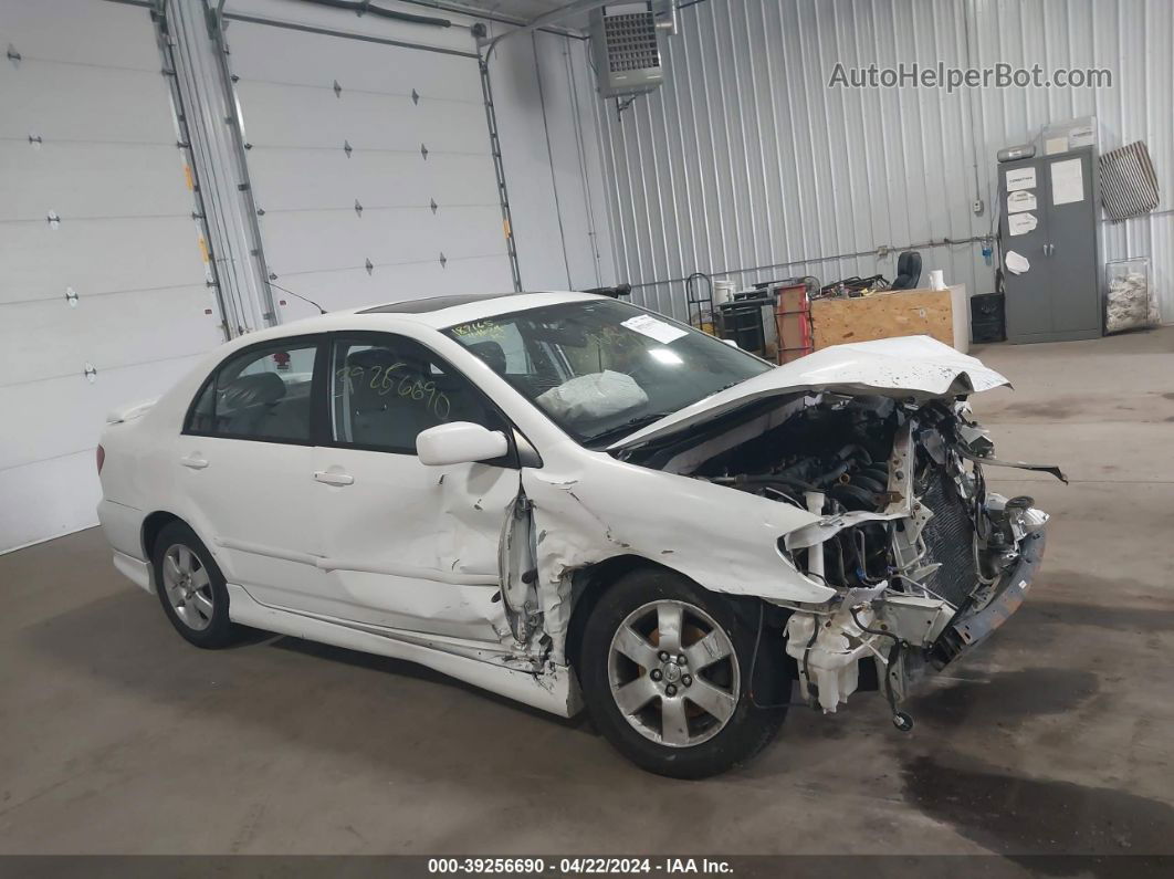 2003 Toyota Corolla S White vin: 1NXBR32E73Z182846