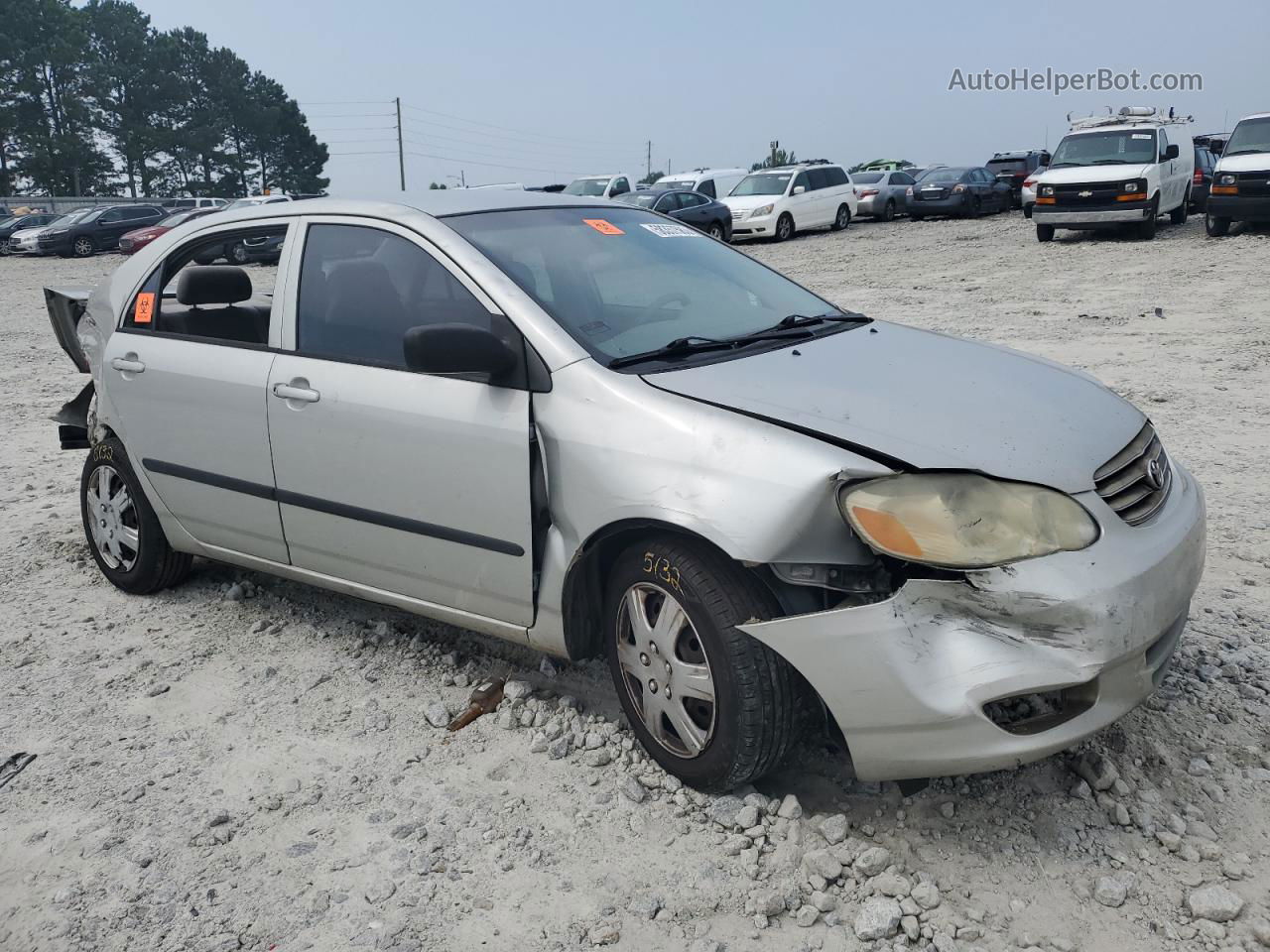 2003 Toyota Corolla Ce Серебряный vin: 1NXBR32E73Z186041