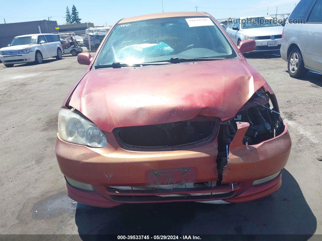 2004 Toyota Corolla S Red vin: 1NXBR32E74Z193041