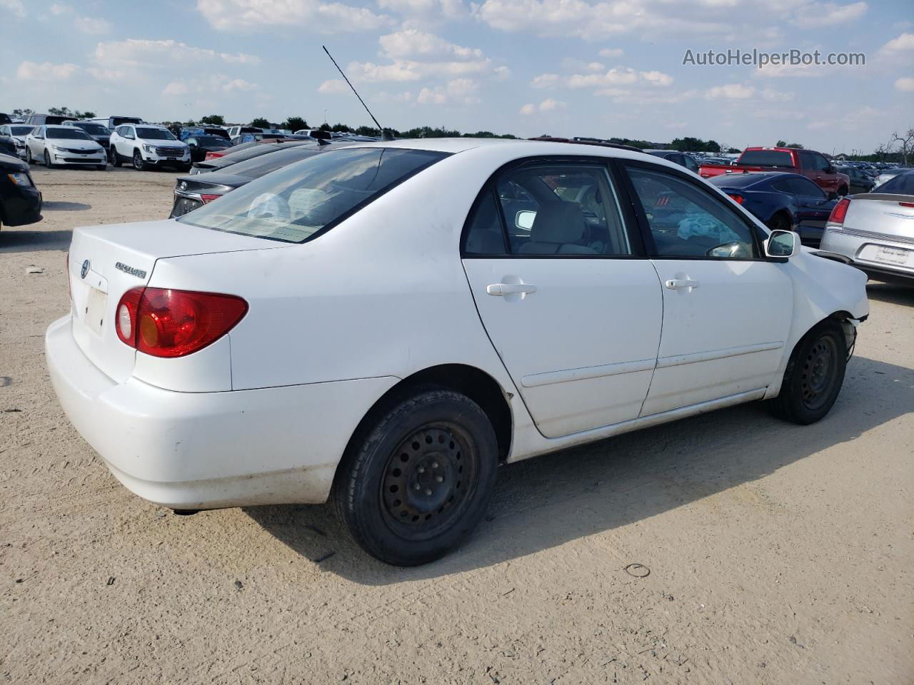 2004 Toyota Corolla Ce Белый vin: 1NXBR32E74Z200084