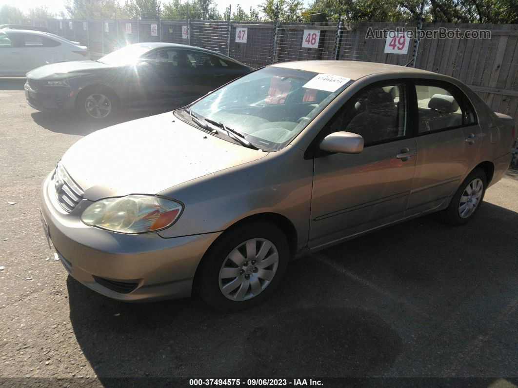 2004 Toyota Corolla Ce/s/le Gold vin: 1NXBR32E74Z200618