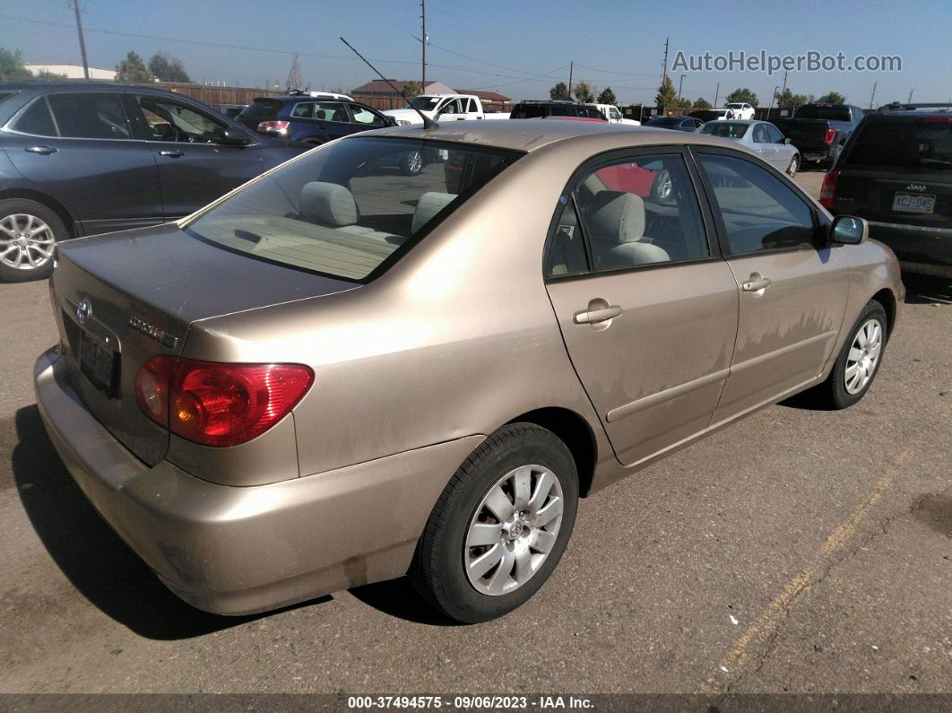 2004 Toyota Corolla Ce/s/le Gold vin: 1NXBR32E74Z200618