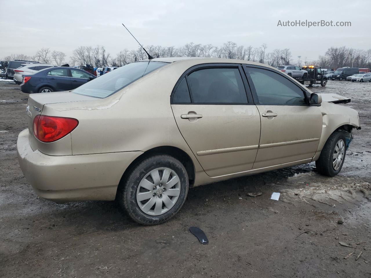 2004 Toyota Corolla Ce Золотой vin: 1NXBR32E74Z224224